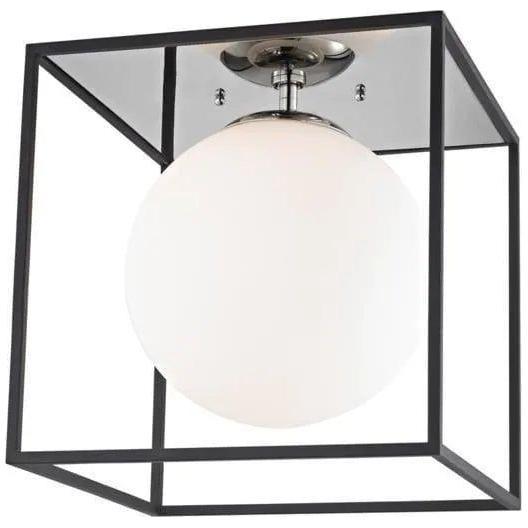 Mitzi - Aira Flush Mount - H141501L-PN/BK - Canada Light Shop
