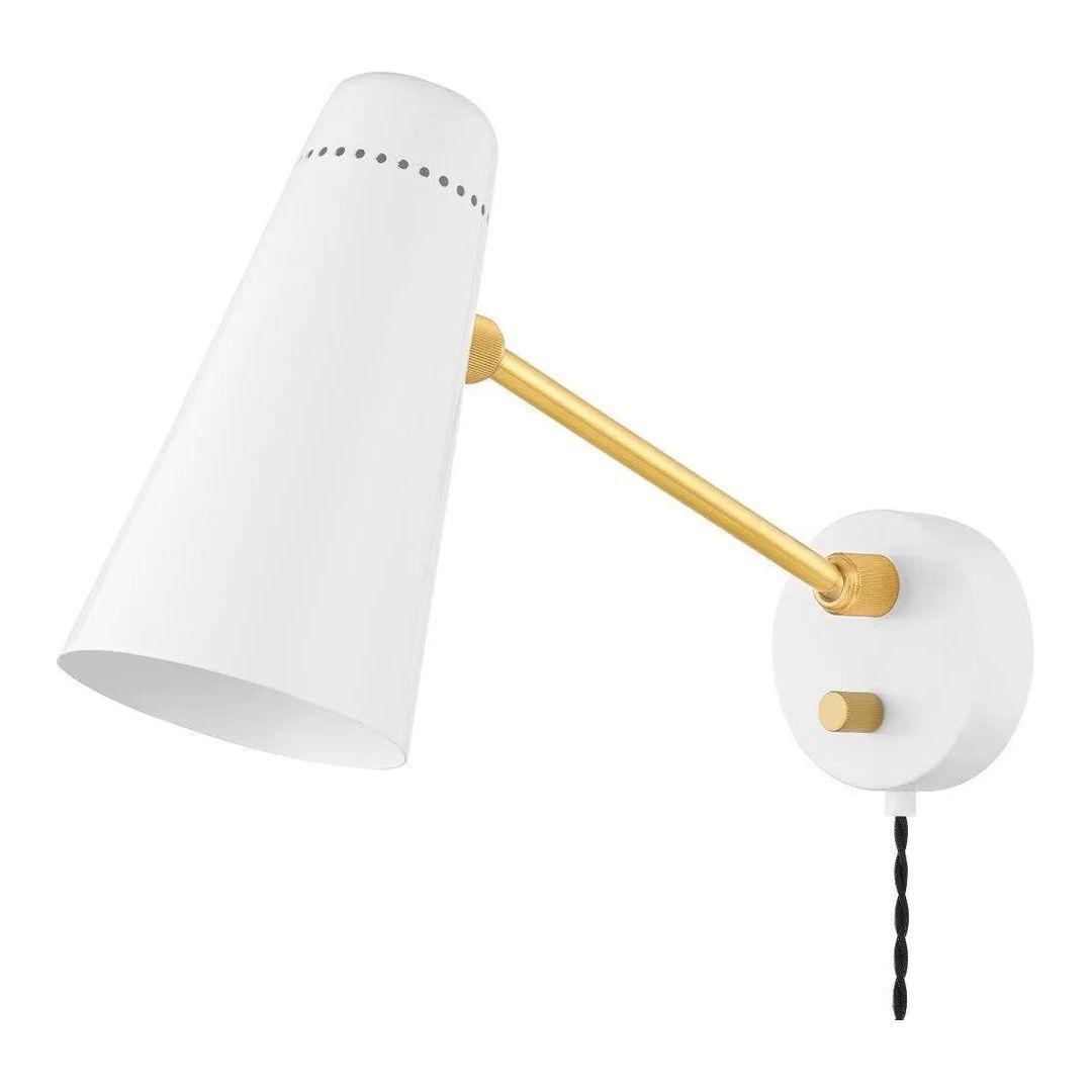 Mitzi - Alex Portable Wall Sconce - HL598201-AGB/SWH - Canada Light Shop