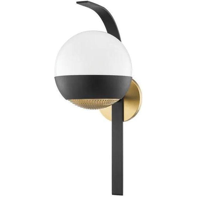 Mitzi - Aly Wall Sconce - H409101-AGB/BK - Canada Light Shop