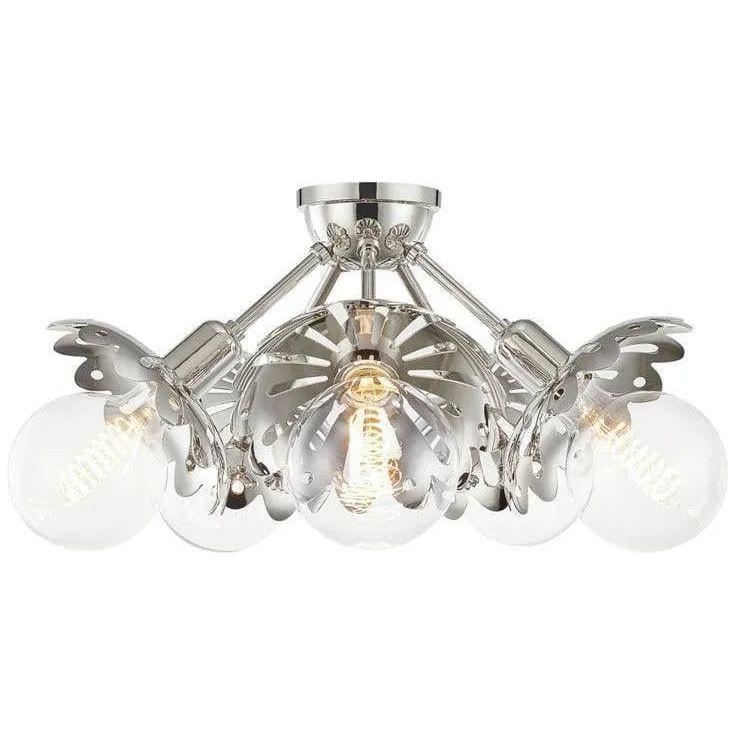 Mitzi - Alyssa Semi Flush Mount - H353605-PN - Canada Light Shop