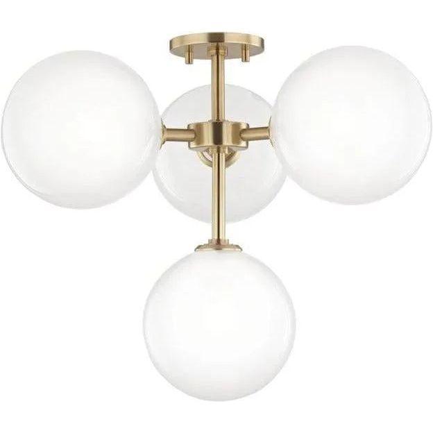 Mitzi - Ashleigh Semi Flush Mount - H122604-AGB - Canada Light Shop