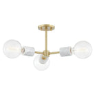 Mitzi - Asime Semi Flush Mount - H120603-AGB - Canada Light Shop