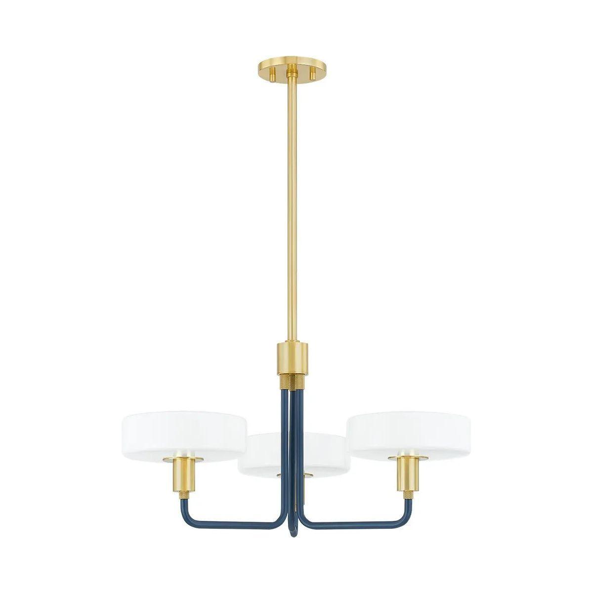 Mitzi - Aston Chandelier - H886803-AGB/SBL - Canada Light Shop