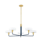 Mitzi - Aston Chandelier - H886805-AGB/SBL - Canada Light Shop