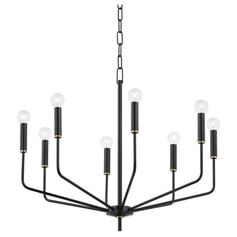 Mitzi - Bailey Chandelier - H516808-AGB/SBK - Canada Light Shop