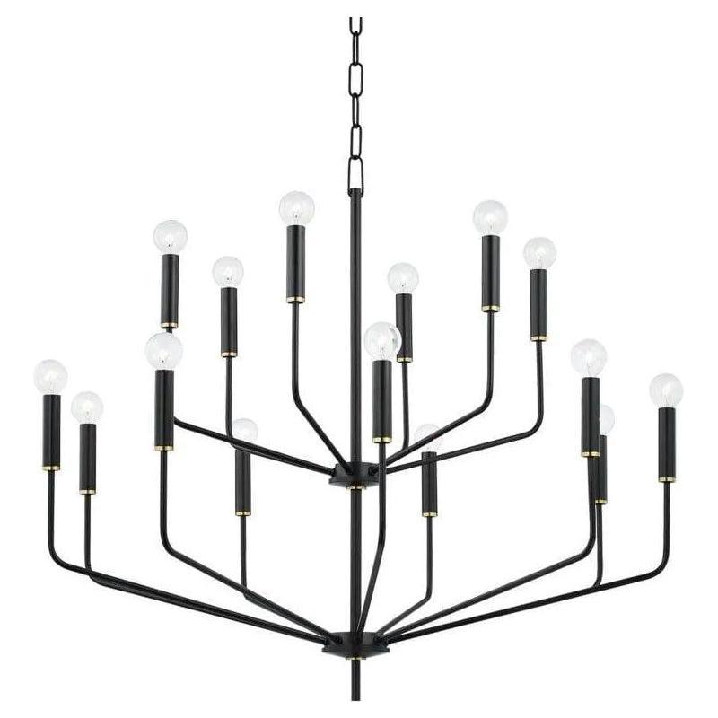 Mitzi - Bailey Chandelier - H516815-AGB/SBK - Canada Light Shop