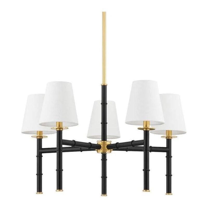 Mitzi - Banyan Chandelier - H759805-AGB/SBK - Canada Light Shop