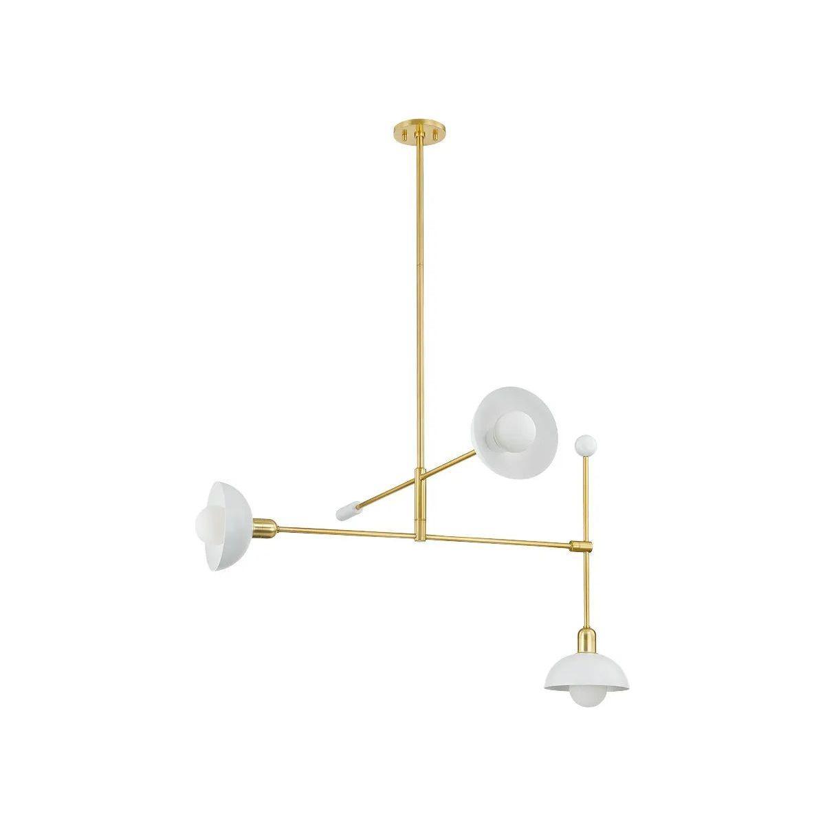 Mitzi - Billie Chandelier - H878803-AGB/SWH - Canada Light Shop