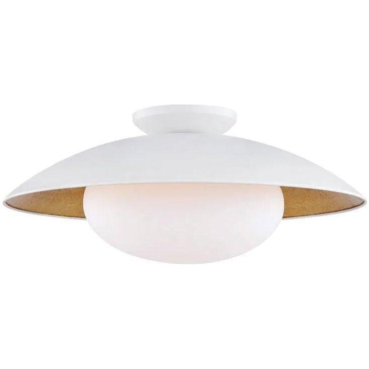 Mitzi - Cadence Semi Flush Mount - H368601L-WH/GL - Canada Light Shop