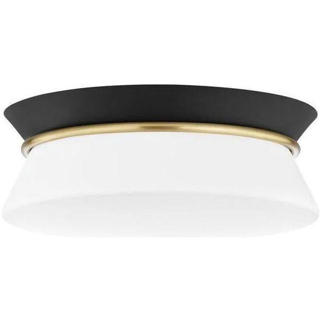 Mitzi - Cath Flush Mount - H425502-AGB/BK - Canada Light Shop