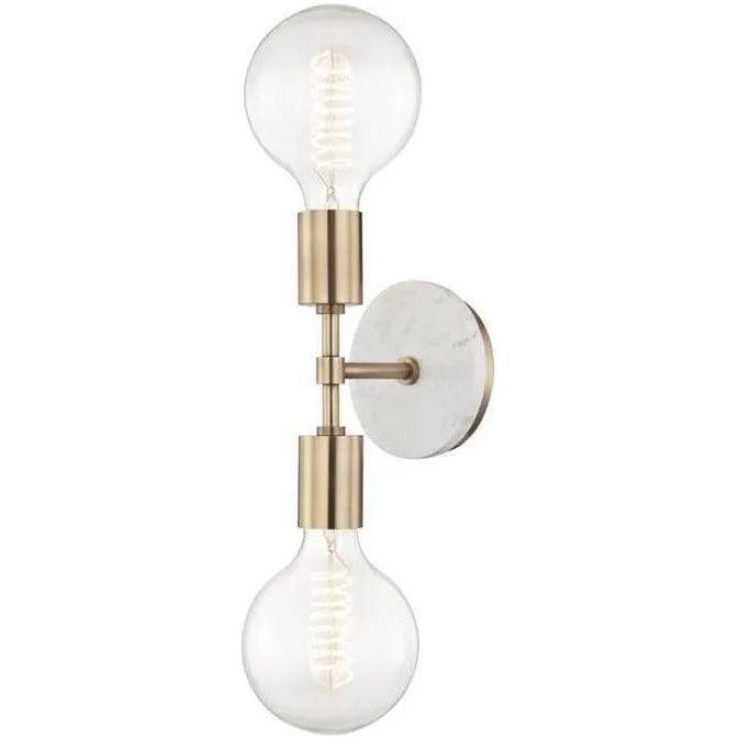 Mitzi - Chloe Double Wall Sconce - H110102-AGB - Canada Light Shop