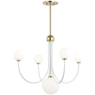 Mitzi - Coco Chandelier - H234805-AGB/WH - Canada Light Shop