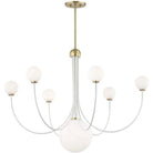 Mitzi - Coco Chandelier - H234807-AGB/WH - Canada Light Shop