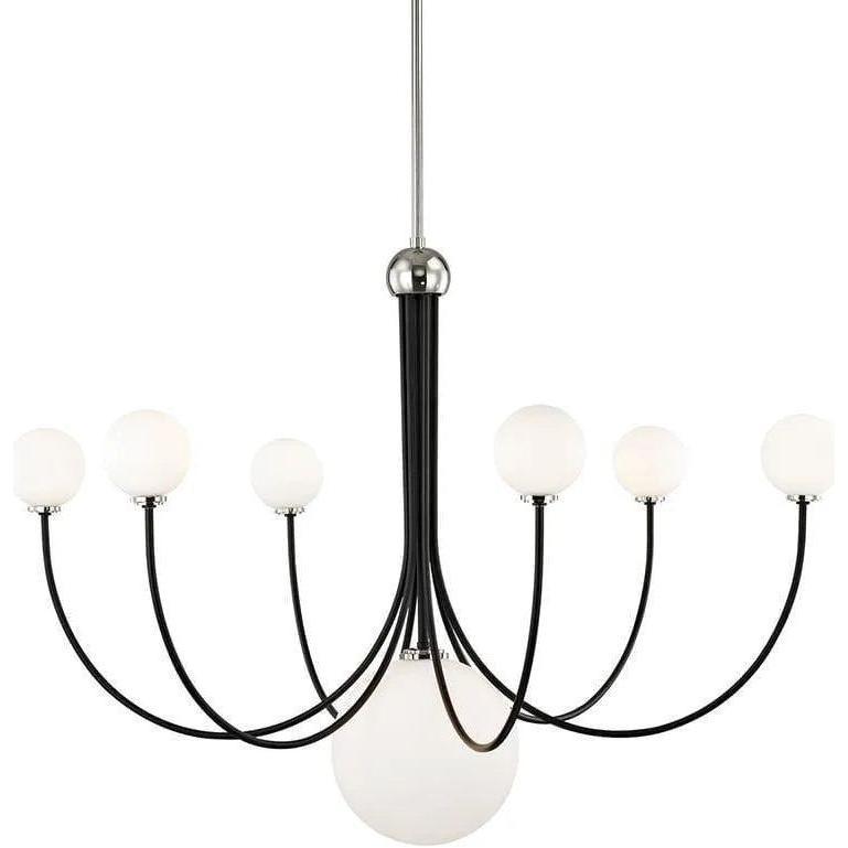 Mitzi - Coco Chandelier - H234807-PN/BK - Canada Light Shop