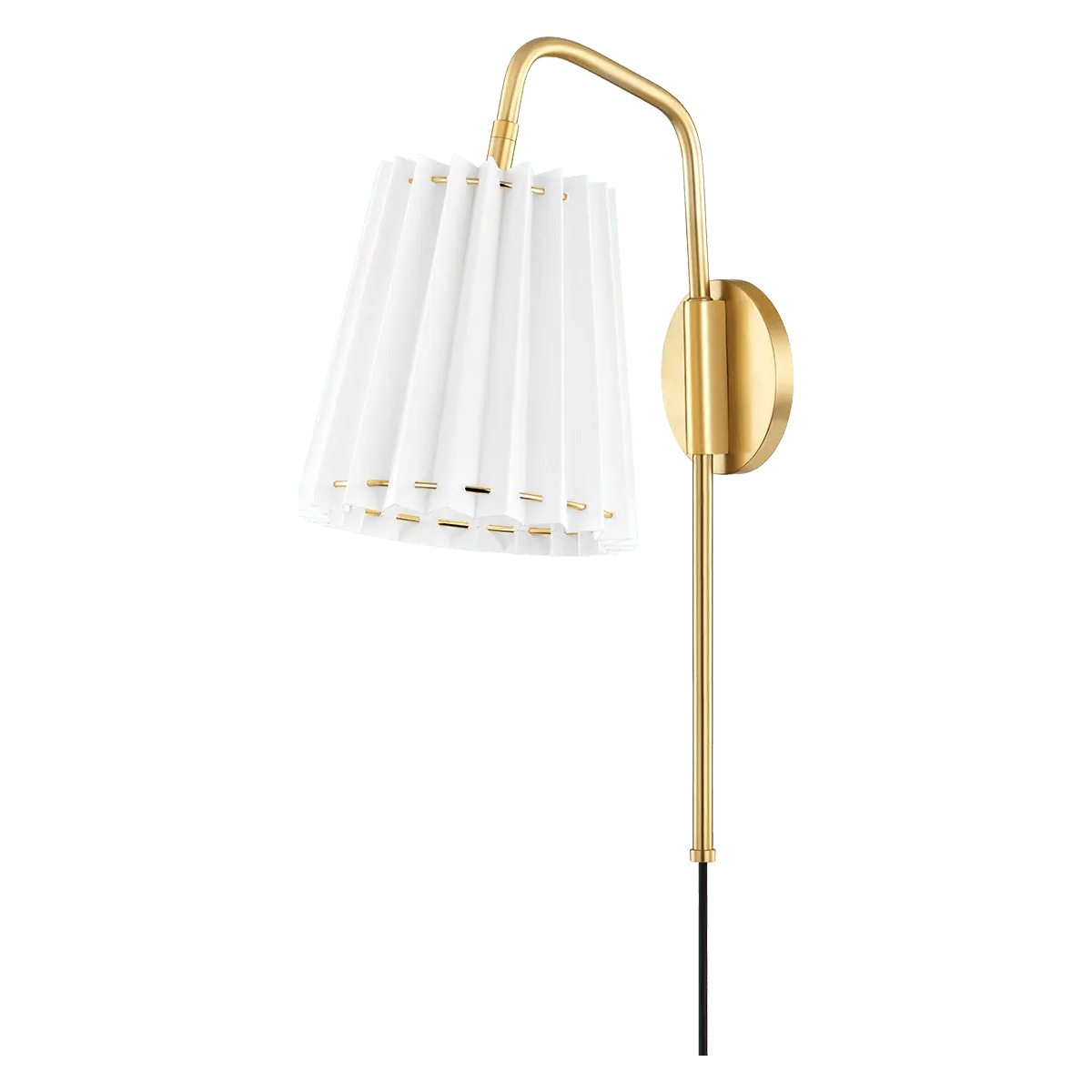 Mitzi - Demi Plug-In Wall Sconce - HL476101-AGB - Canada Light Shop