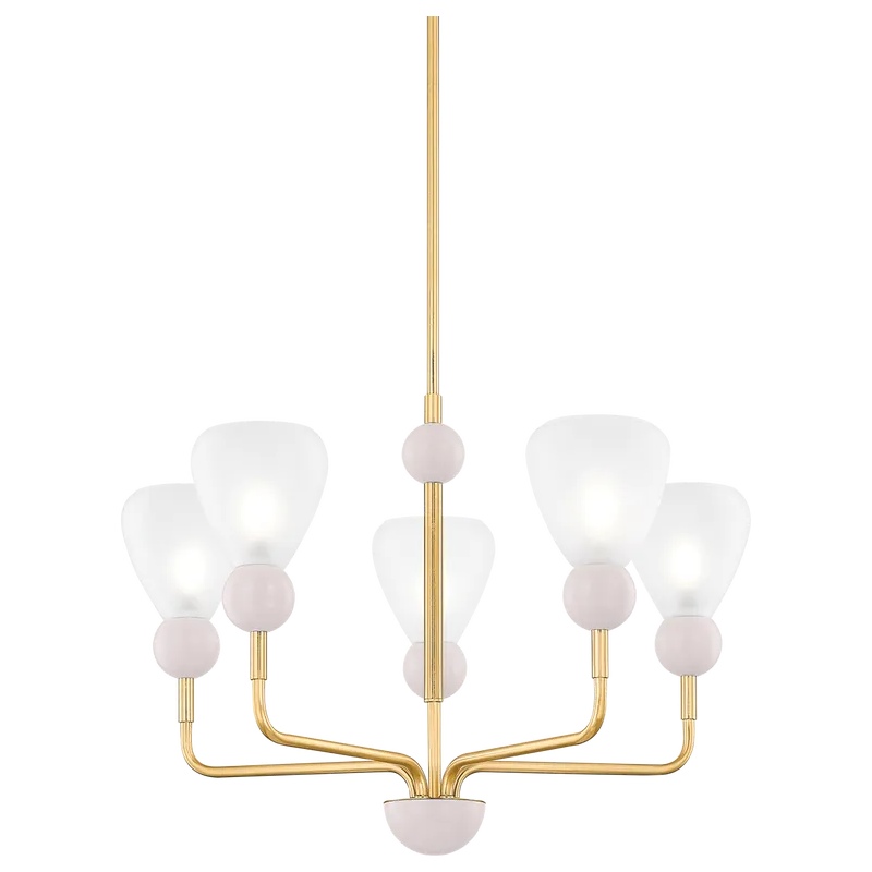 Mitzi - Doreen Chandelier - H904805-AGB/SPG - Canada Light Shop