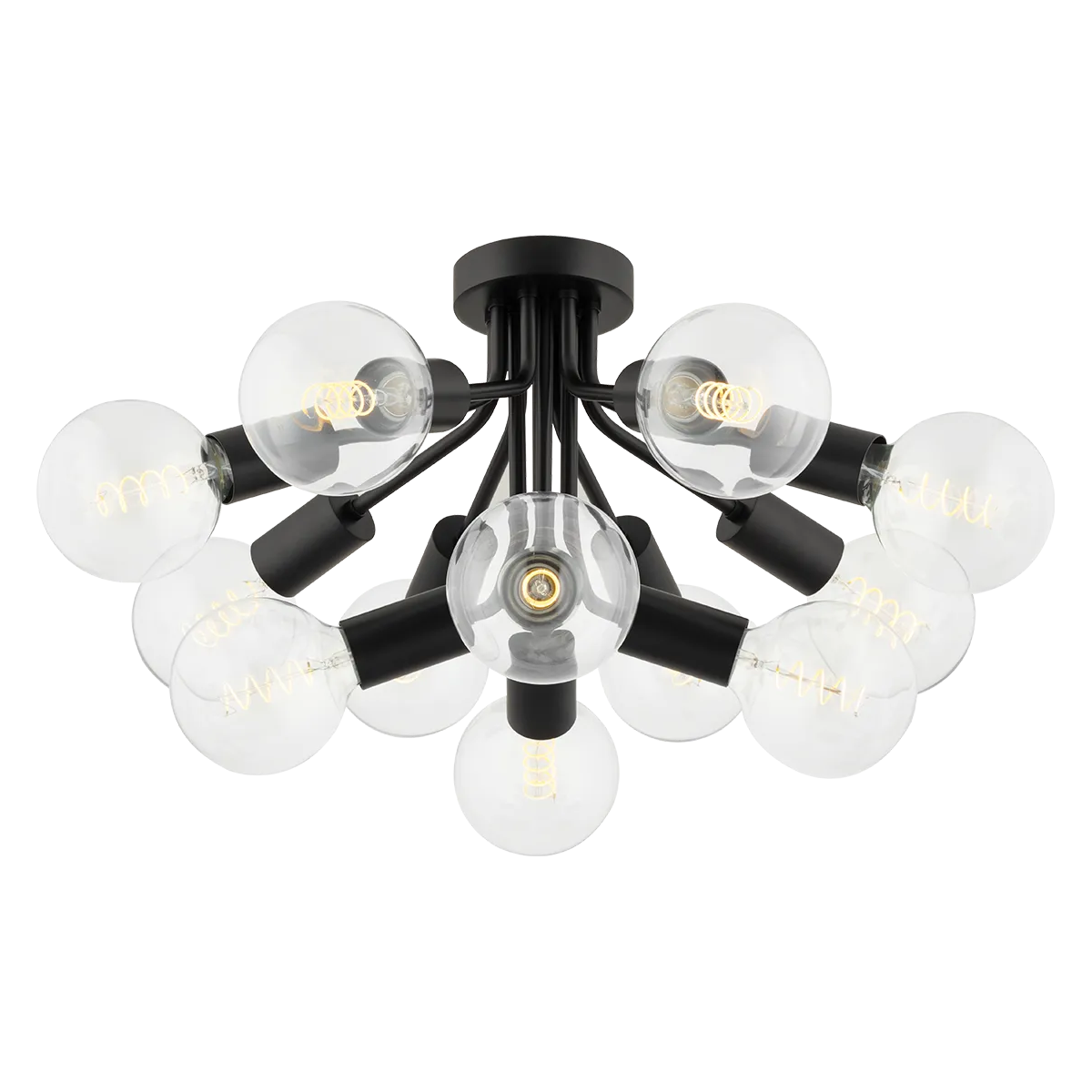 Mitzi - Drea Semi Flush Mount - H680612-SBK - Canada Light Shop