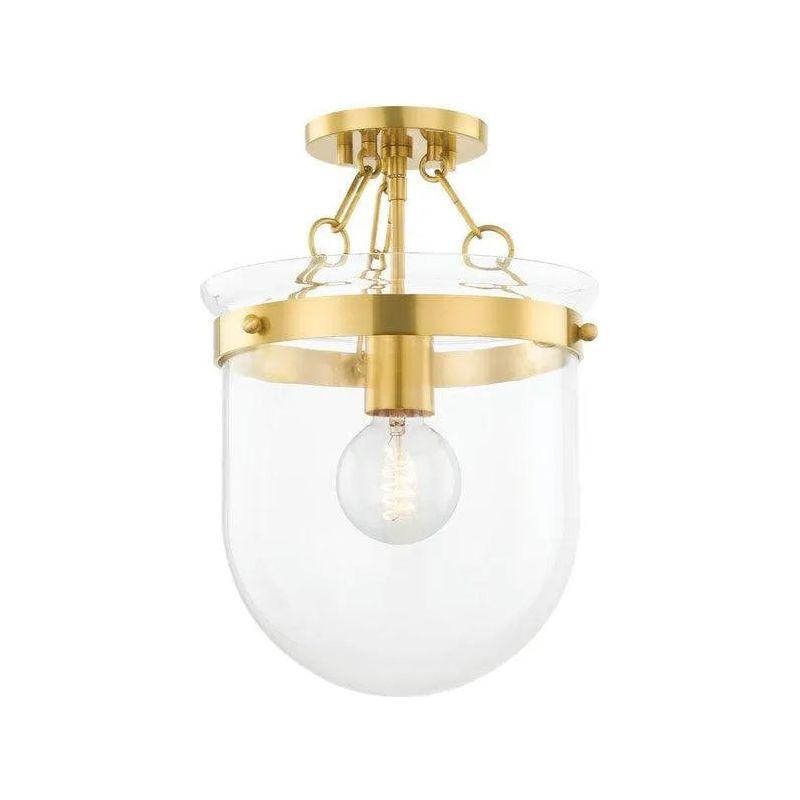 Mitzi - Dunbar Semi Flush Mount - H763601-AGB - Canada Light Shop