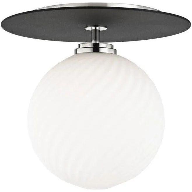 Mitzi - Ellis Flush Mount - H200501L-PN/BK - Canada Light Shop