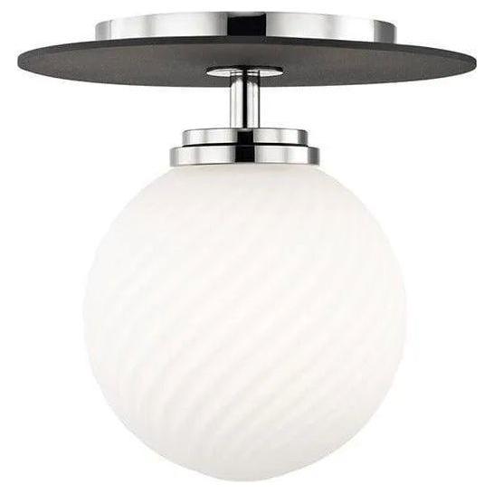 Mitzi - Ellis Flush Mount - H200501S-PN/BK - Canada Light Shop