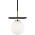 Mitzi - Ellis Pendant - H200701L-AGB/BK - Canada Light Shop