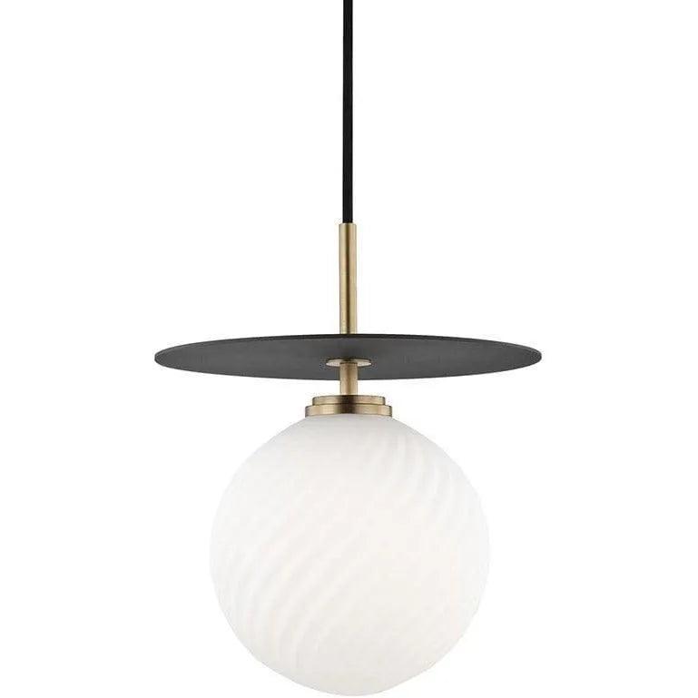 Mitzi - Ellis Pendant - H200701L-AGB/BK - Canada Light Shop