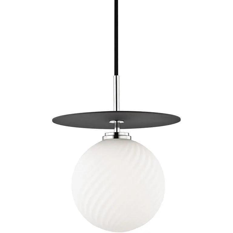 Mitzi - Ellis Pendant - H200701L-PN/BK - Canada Light Shop