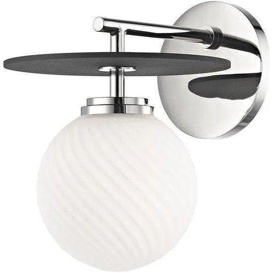 Mitzi - Ellis Wall Sconce - H200101-PN/BK - Canada Light Shop