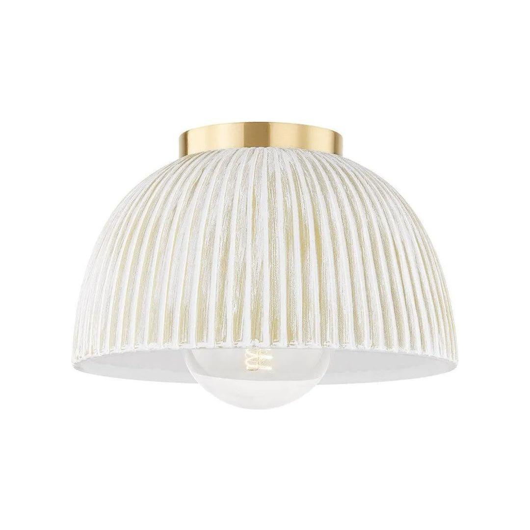 Mitzi - Eloise Flush Mount - H750501-AGB/CWW - Canada Light Shop