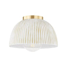 Mitzi - Eloise Flush Mount - H750501-AGB/CWW - Canada Light Shop
