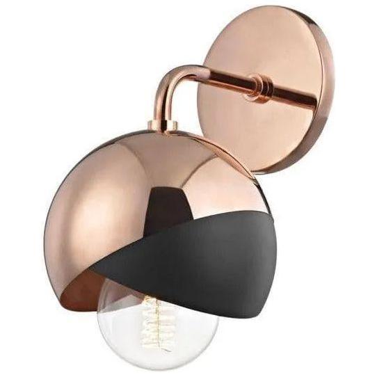 Mitzi - Emma Wall Sconce - H168101-POC/BK - Canada Light Shop
