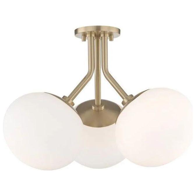 Mitzi - Estee Semi Flush Mount - H134603-AGB - Canada Light Shop