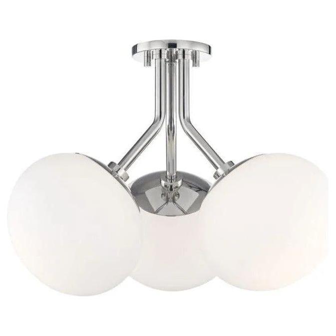 Mitzi - Estee Semi Flush Mount - H134603-PN - Canada Light Shop