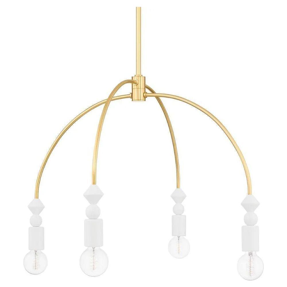Mitzi - Flora Chandelier - H471804-AGB - Canada Light Shop
