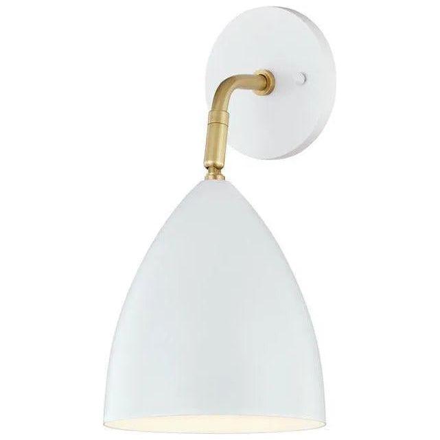 Mitzi - Gia Wall Sconce - H308101-AGB/WH - Canada Light Shop