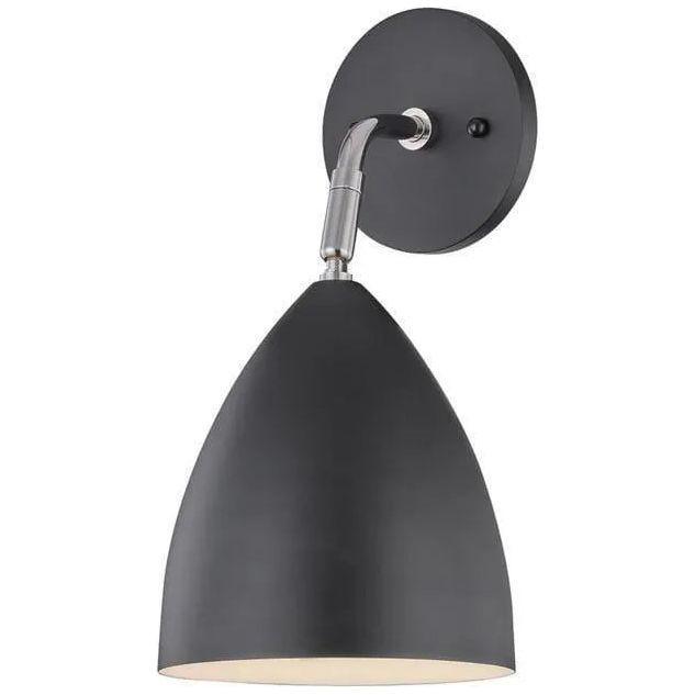 Mitzi - Gia Wall Sconce - H308101-PN/BK - Canada Light Shop