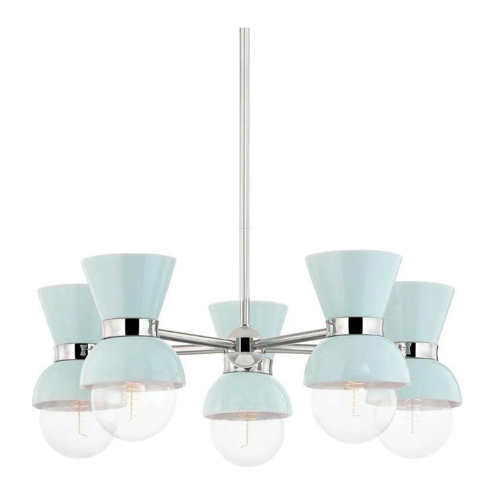 Mitzi - Gillian Chandelier - H469805-PN/CRB - Canada Light Shop