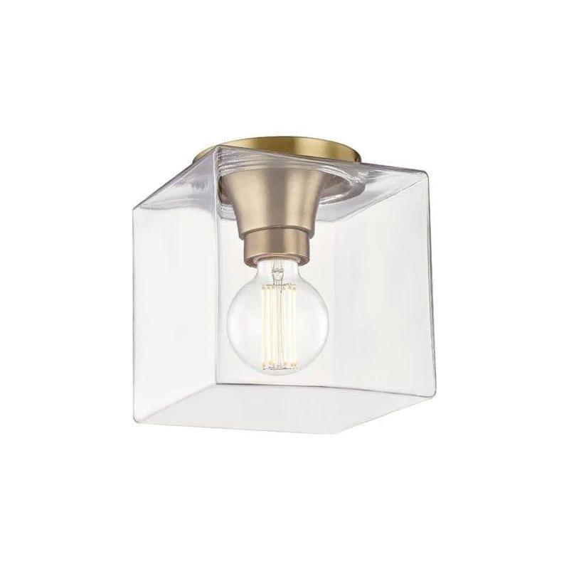 Mitzi - Grace Square Flush Mount - H284501SQL-AGB - Canada Light Shop