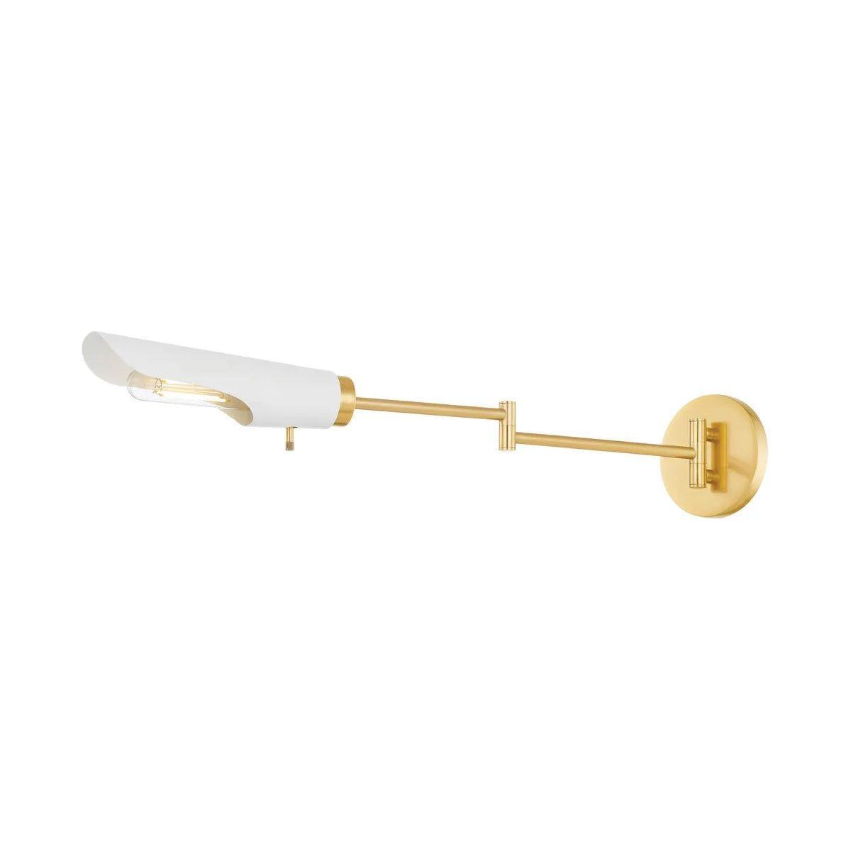 Mitzi - Harperrose Wall Sconce - H828101-AGB/SWH - Canada Light Shop