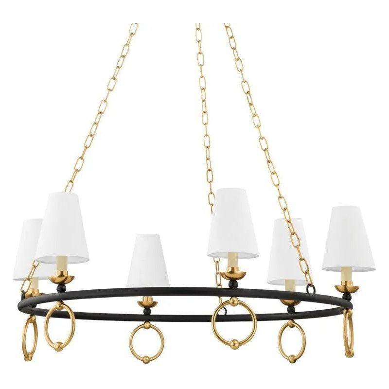 Mitzi - Haverford Chandelier - H757806-AGB/TBK - Canada Light Shop