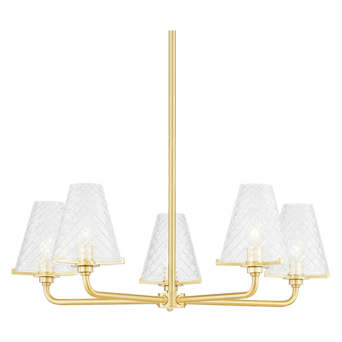 Mitzi - Irene Chandelier - H495805-AGB - Canada Light Shop