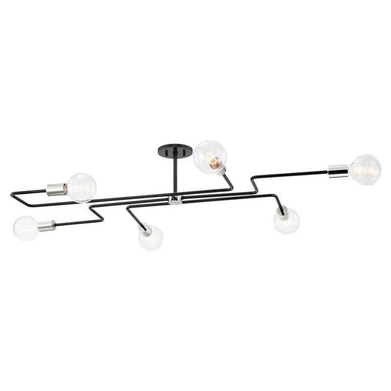Mitzi - Jena Semi Flush Mount - H488606L-PN/TBK - Canada Light Shop