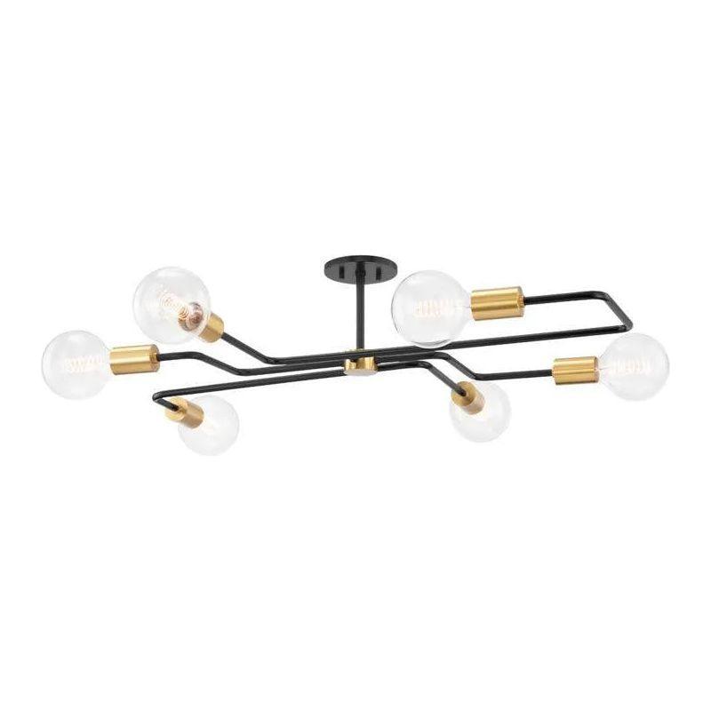 Mitzi - Jena Semi Flush Mount - H488606S-AGB/TBK - Canada Light Shop