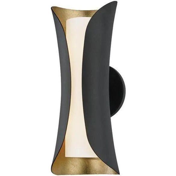 Mitzi - Josie Wall Sconce - H315102-GL/BK - Canada Light Shop