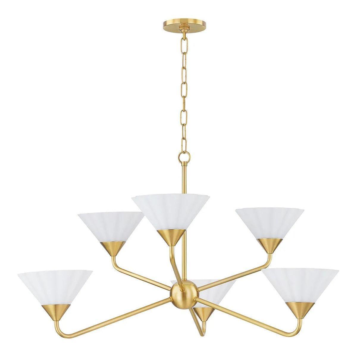 Mitzi - Kelsey Chandelier - H817806-AGB - Canada Light Shop