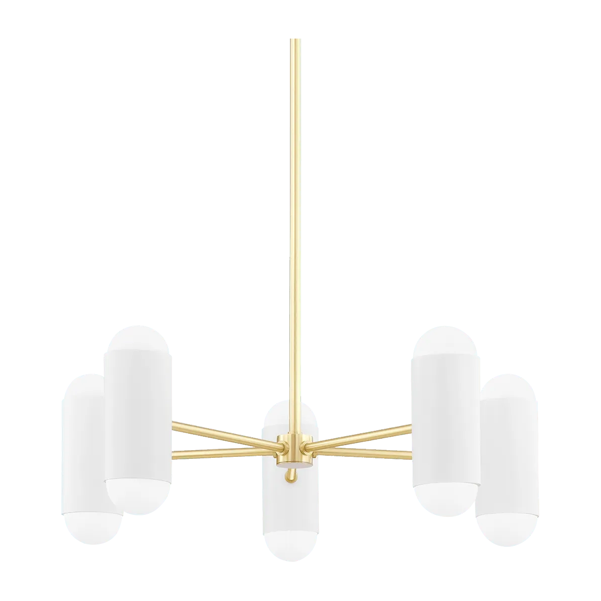 Mitzi - Kira Chandelier - H484810-AGB/SWH - Canada Light Shop