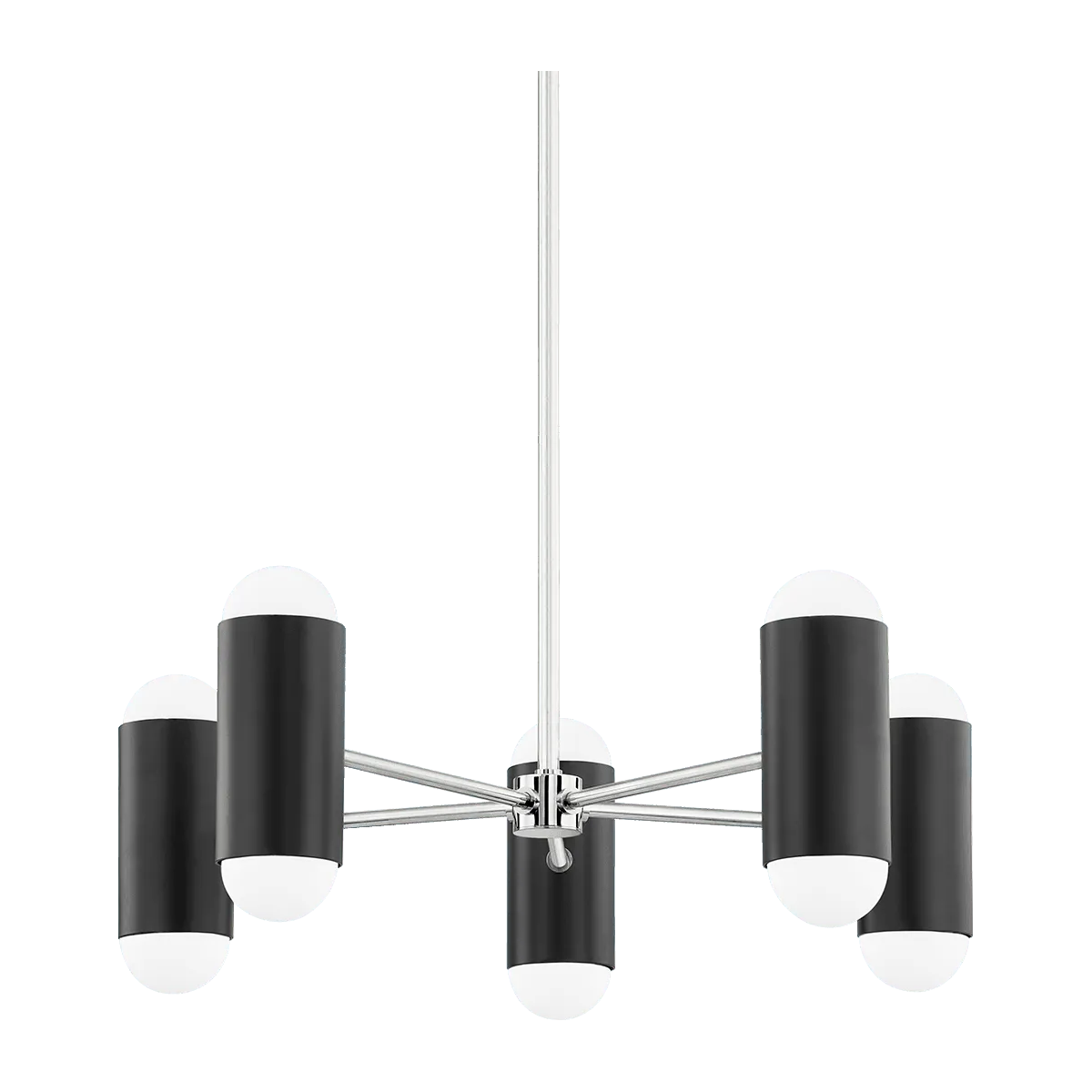 Mitzi - Kira Chandelier - H484810-PN/SBK - Canada Light Shop
