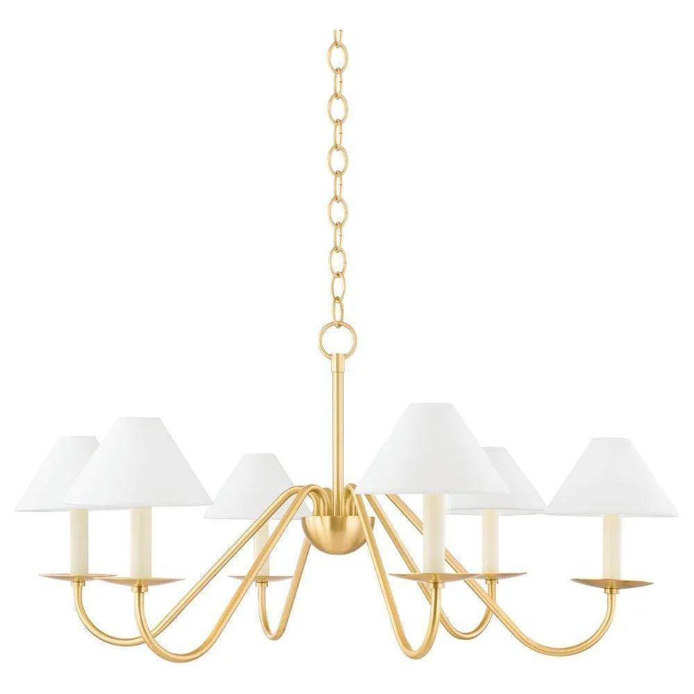Mitzi - Lenore Chandelier - H464806-AGB - Canada Light Shop