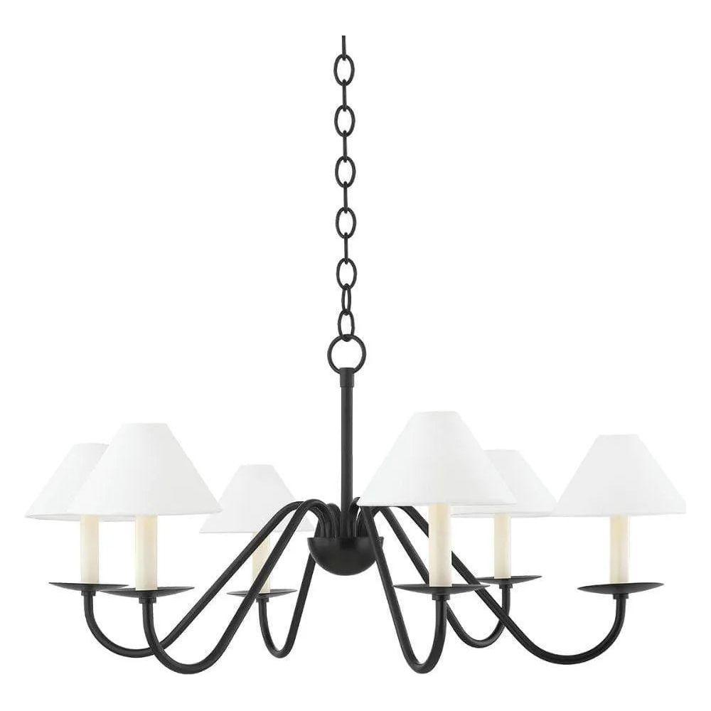Mitzi - Lenore Chandelier - H464806-SBK - Canada Light Shop