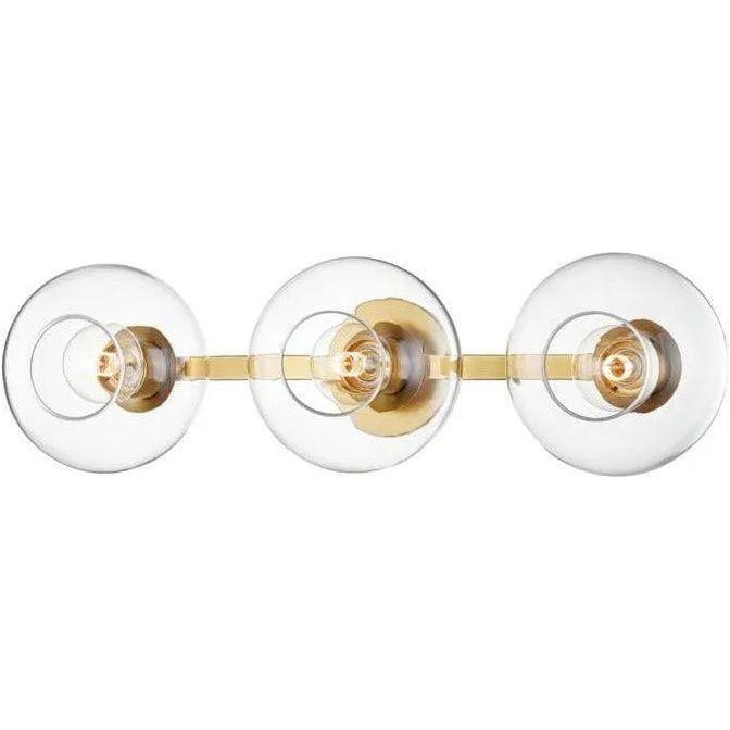 Mitzi - Margot Triple Wall Sconce - H270103-AGB - Canada Light Shop